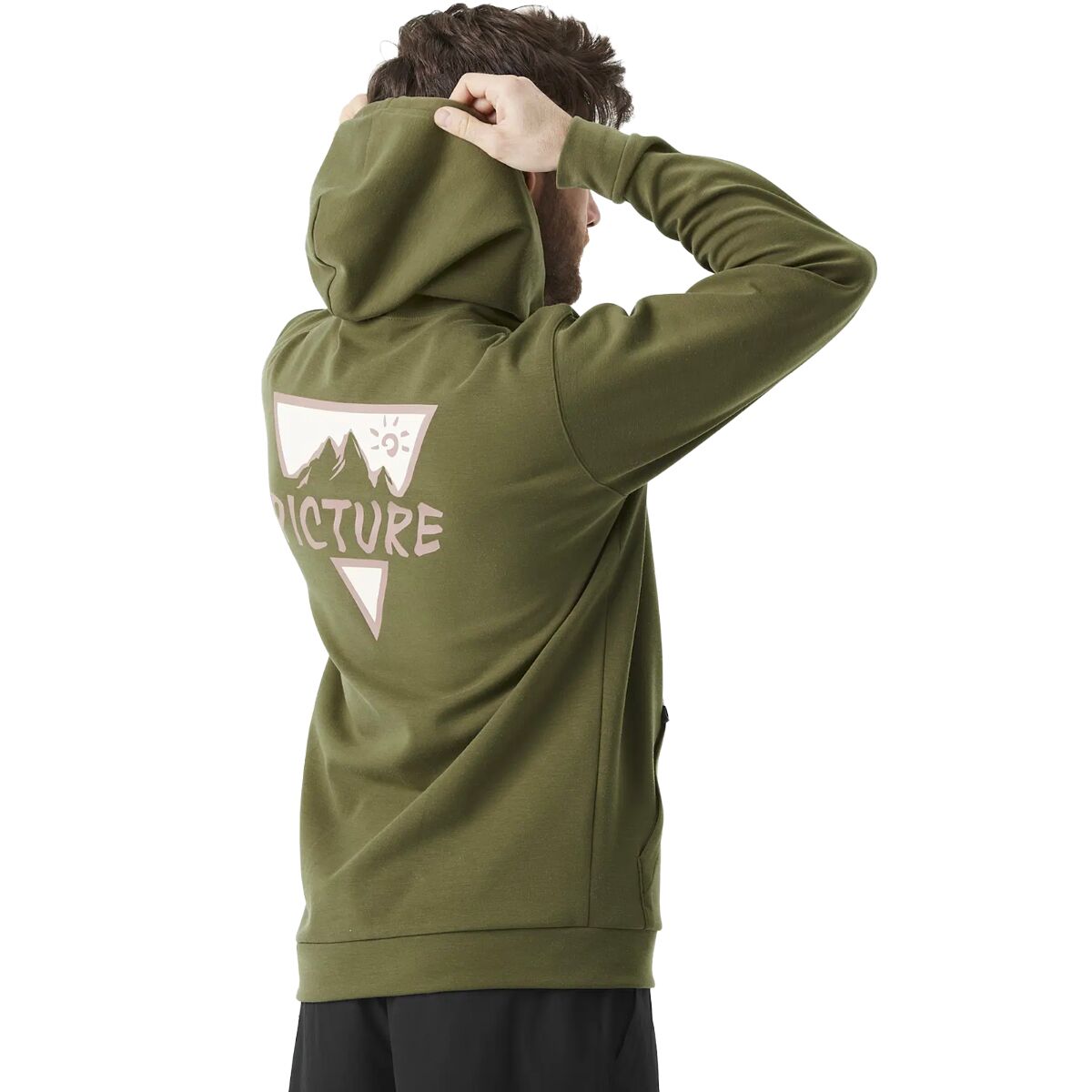 Picture Organic Picture Organic Men's Pluris Tech Hoodie in Tobacco - Size: Medium - $68.97 at Steep and Cheap