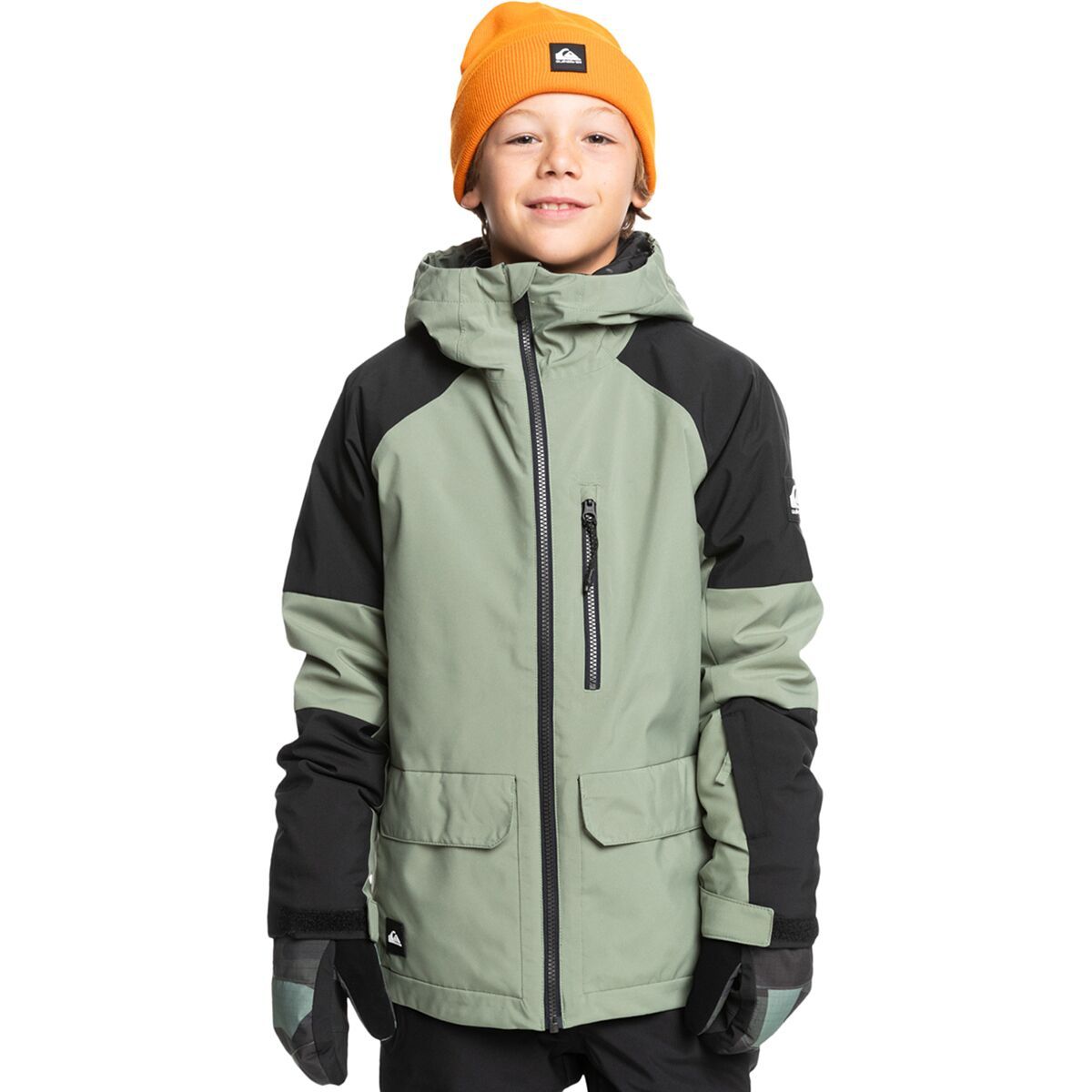 Quiksilver Boy's Quest Jacket in Sea Spray - Size: Medium