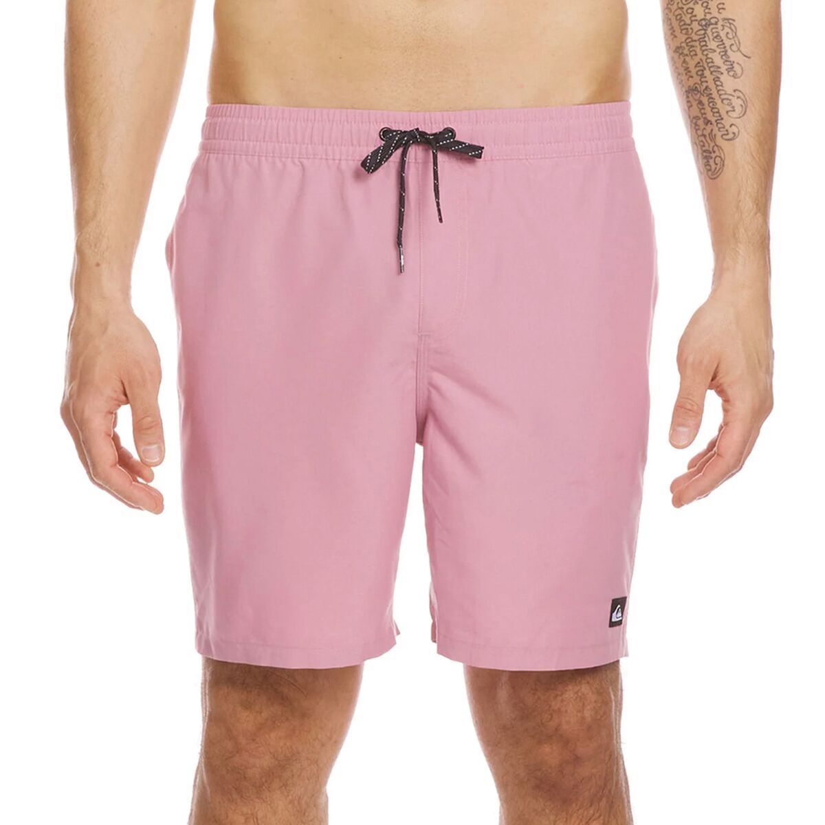 Quiksilver Men's Everyday Solid Volley 17 NB Short in Dusty Rose - Size: Large