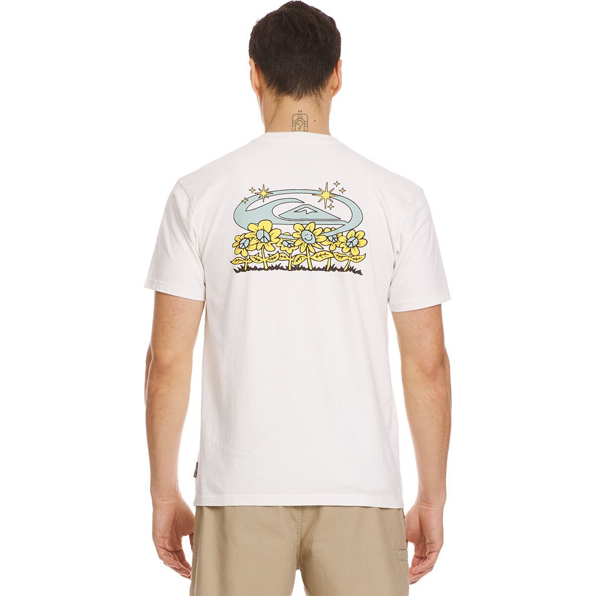 Quiksilver Men's Nature Magic STW Shirt in Tofu - Size: Large