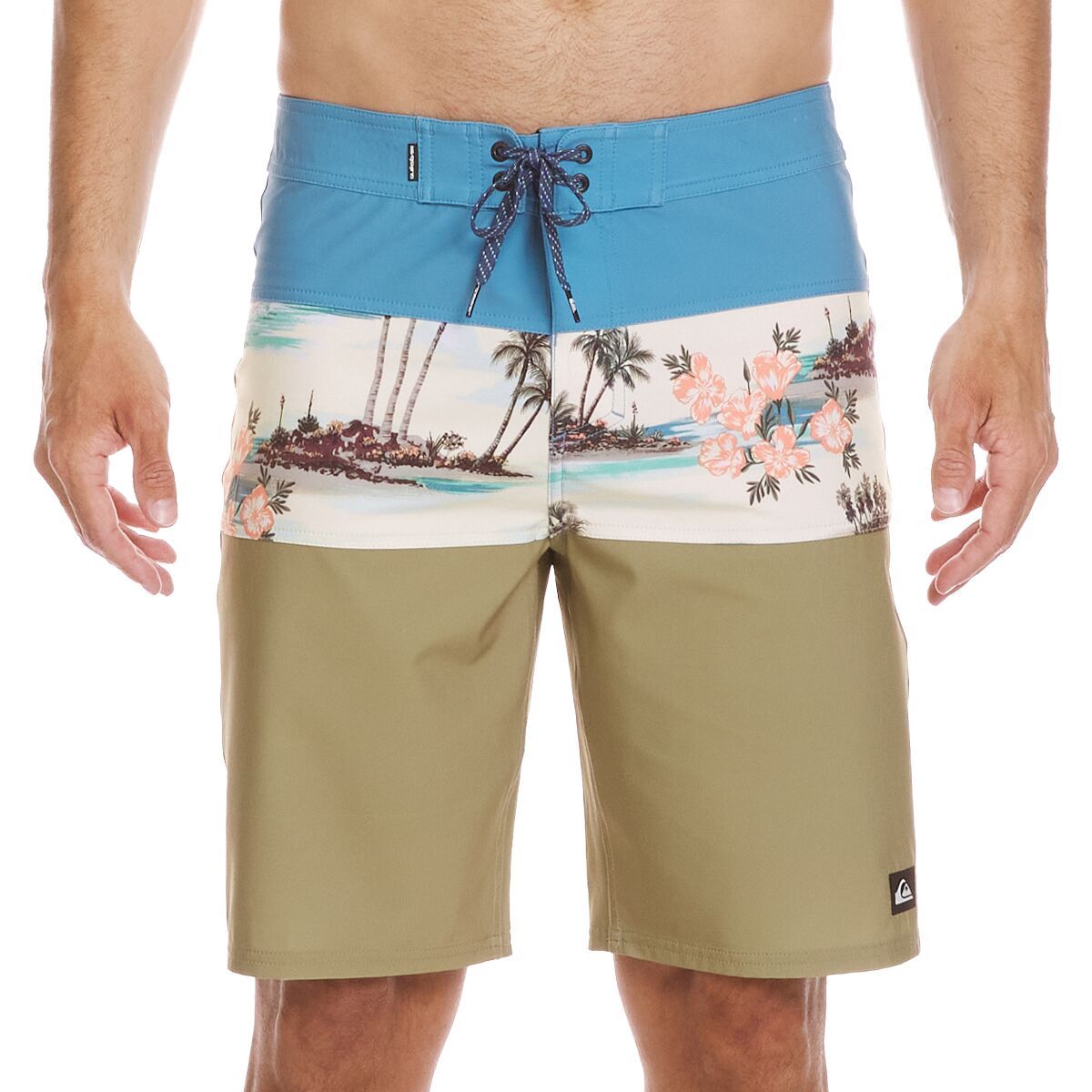Quiksilver Men's Surfsilk Panel 20 Board Short in Niagara - Size: 34