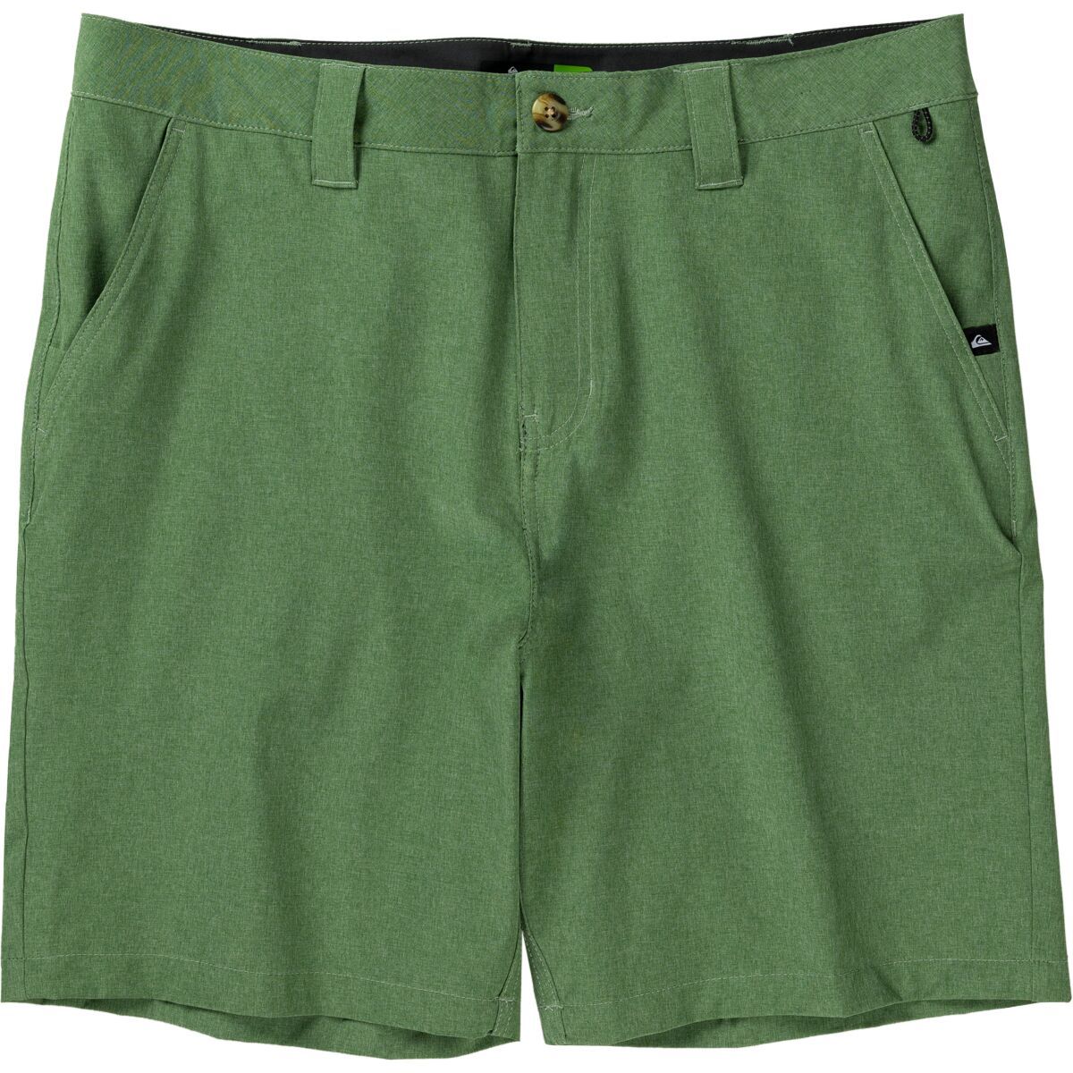 Quiksilver Men's Union Heather Amphibian 20 Short in Seaweed Green - Size: 33