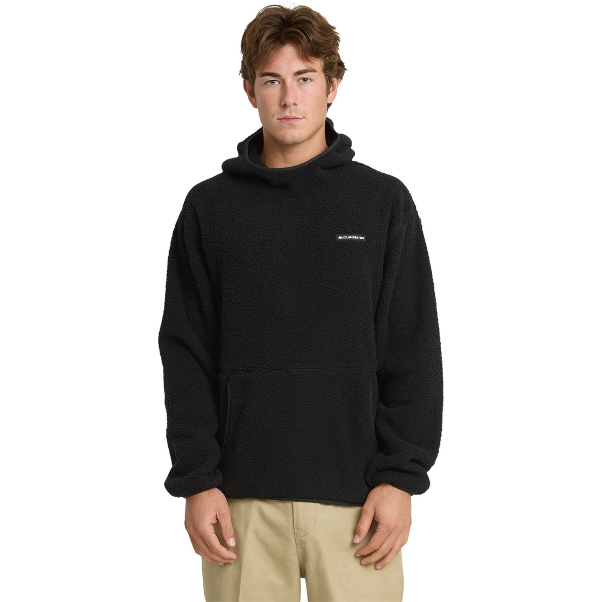 Quiksilver Men's Warm Up Hoodie in Black - Size: Small