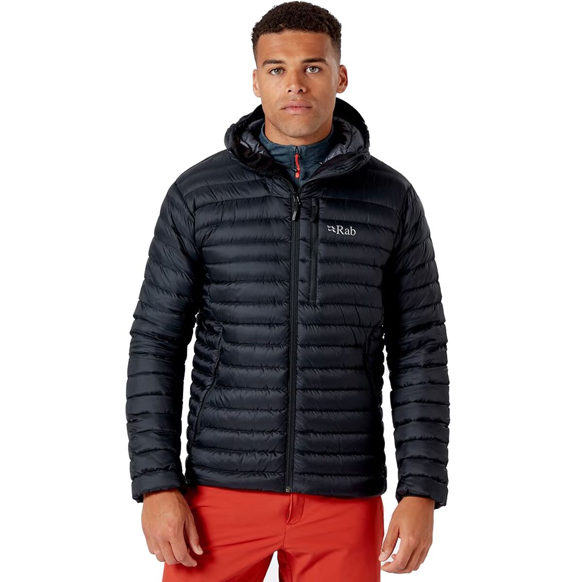 Rab Men's Microlight Alpine Down Jacket in Black - Size: Small