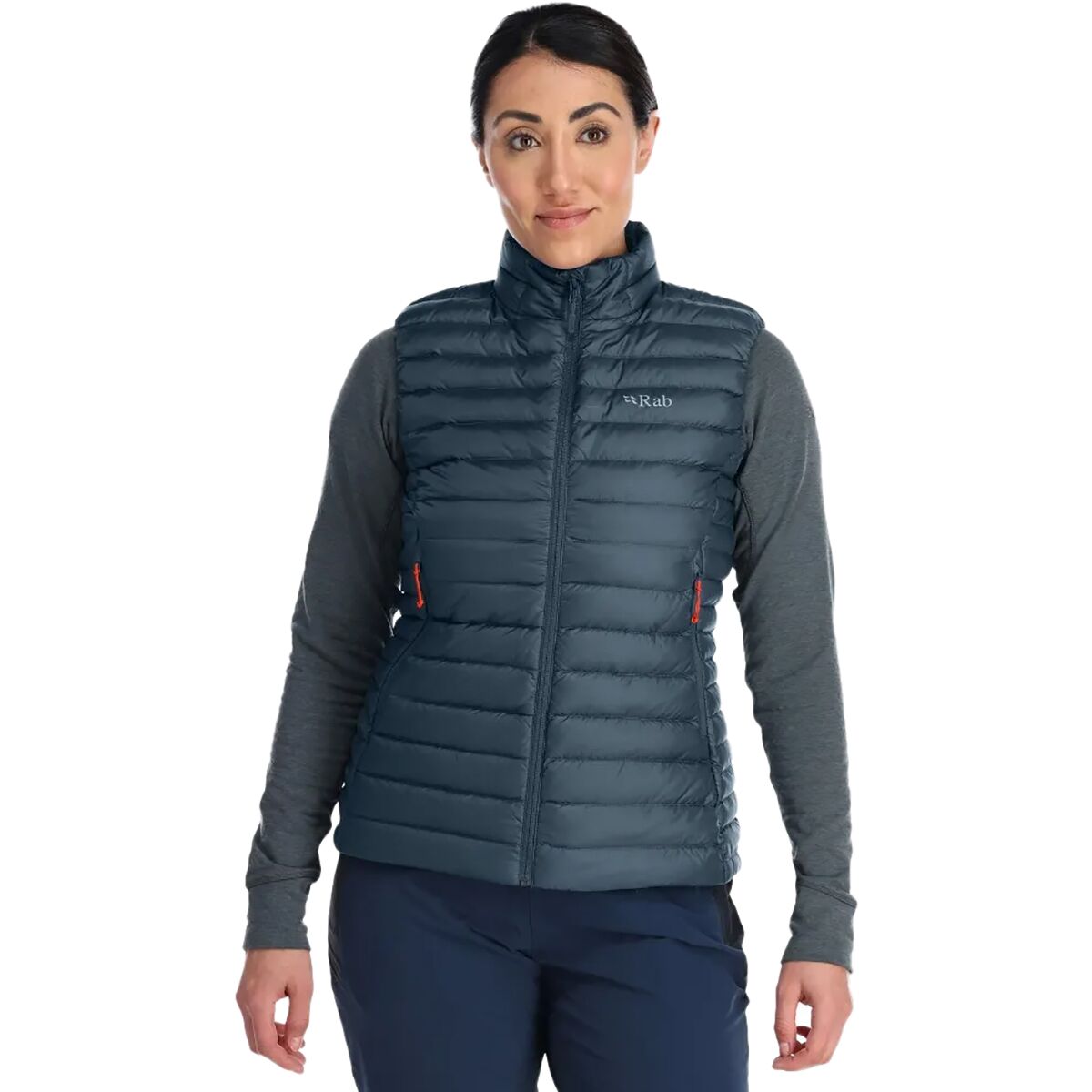 Rab Women's Microlight Down Vest in Orion Blue - Size: Large