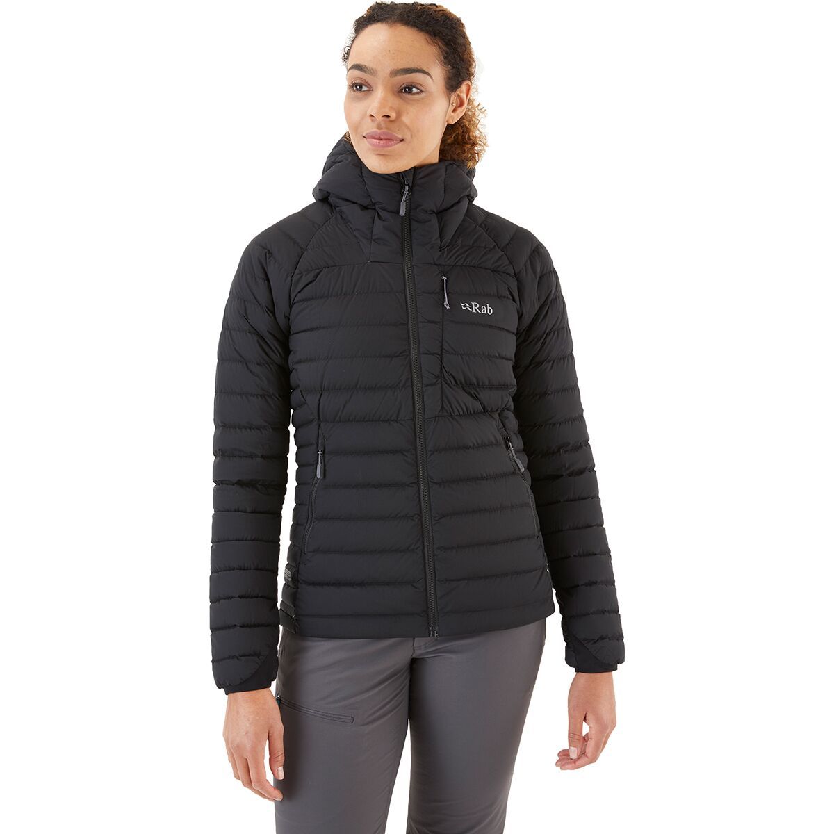 Rab Women's Infinity Microlight Jacket in Black - Size: Medium