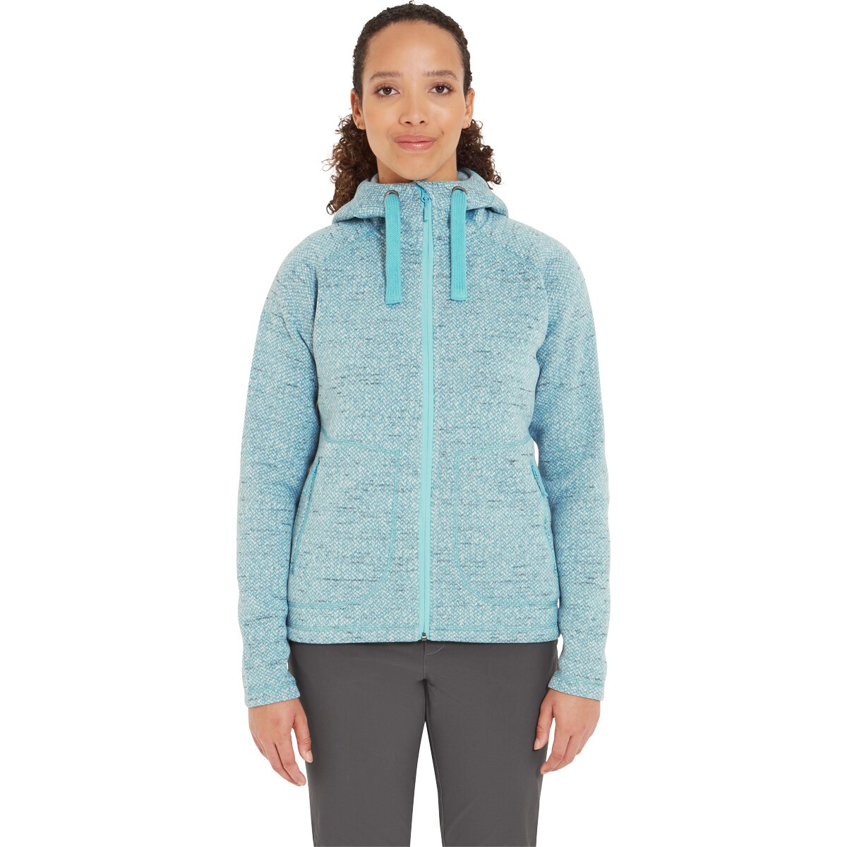 Rab Women's Amy Hoodie in Glacier Blue - Size: XS