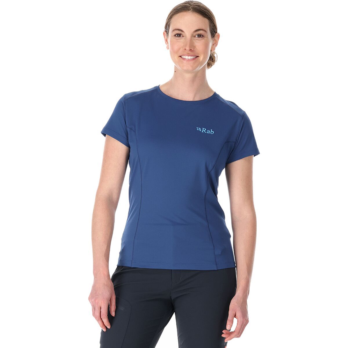 Rab Women's Force Short-Sleeve T-Shirt in Nightfall Blue - Size: XS
