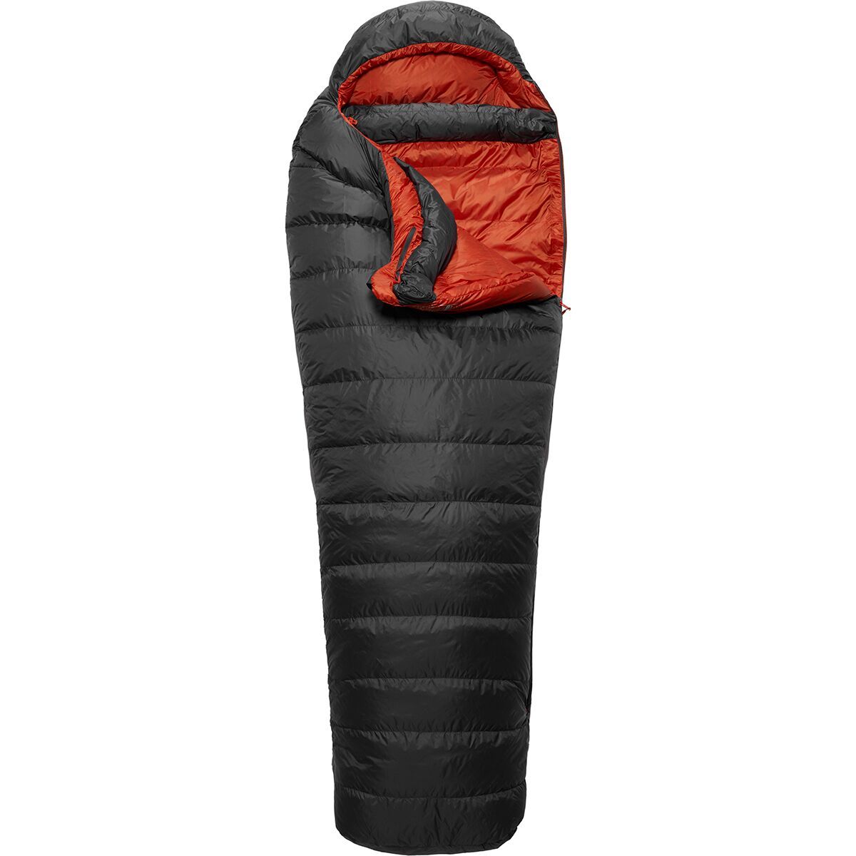 Rab Ascent 500 Sleeping Bag: 25F Down in Graphene - Size: Regular/Left Zip