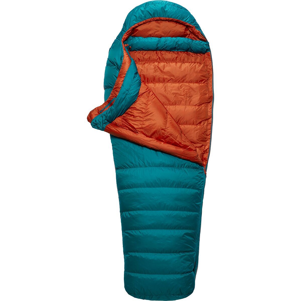 Rab Ascent 500 Sleeping Bag: 34F Down in Marina Blue - Size: Regular/Left Zip