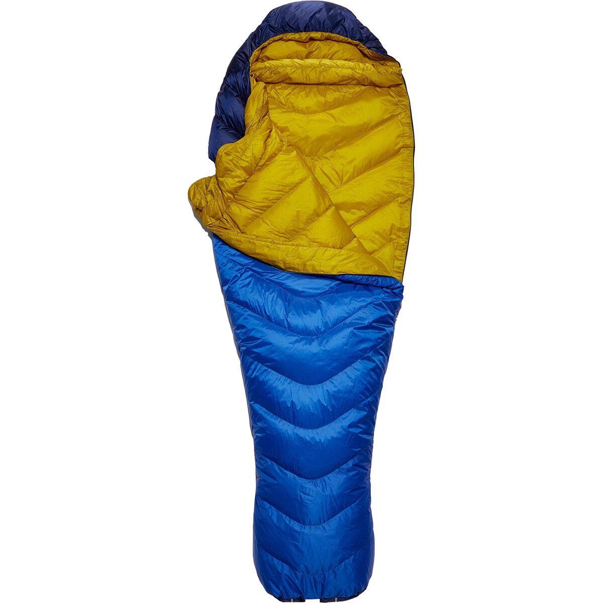 Rab Neutrino 200 Sleeping Bag: 30F Down in Nightfall Blue - Size: Long/Left Zip