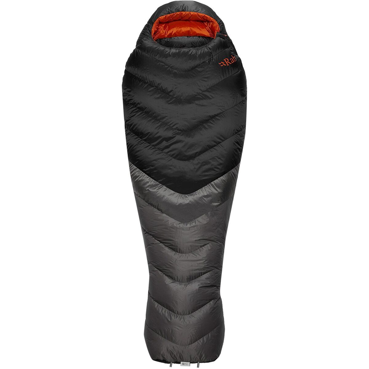 Rab Neutrino Pro 700 Sleeping Bag: 5F Down in Granite - Size: Regular/Left Zip