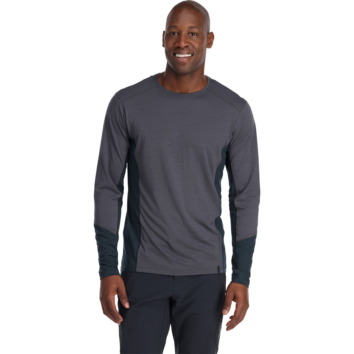 Rab Rab Men's Syncrino Base Long-Sleeve T-Shirt in Graphene - Size: Small - $67.50 at Steep and Cheap