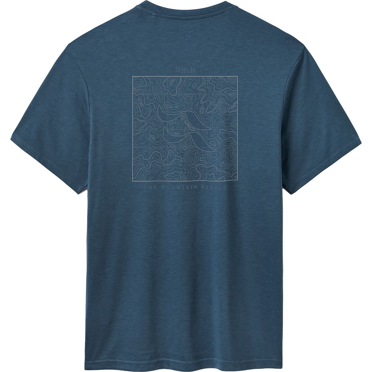 Rab Men's Crimp Elevation T-Shirt in Tempest Blue4 - Size: Small