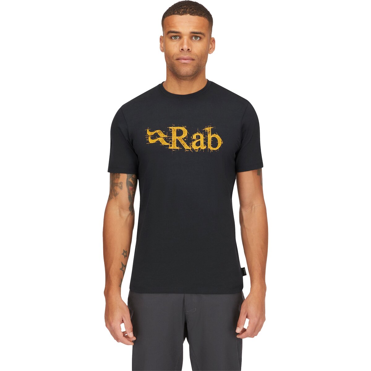 Rab Men's Stance Tech Sketch T-Shirt in Beluga - Size: XL