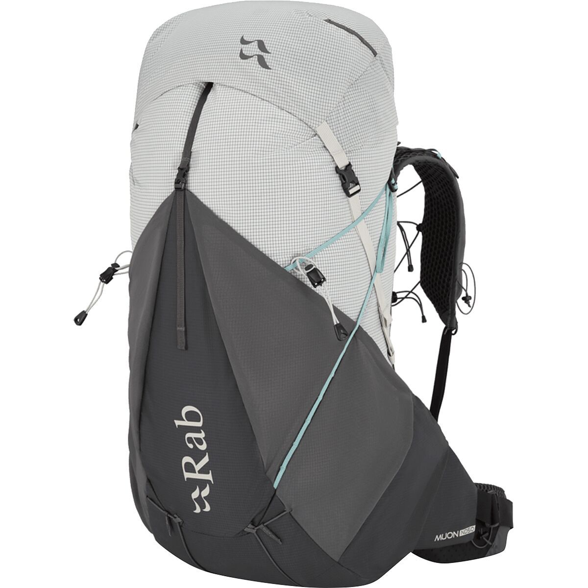 Rab Women's Muon ND 50L Backpack in Pewter / Graphene - Size: Small