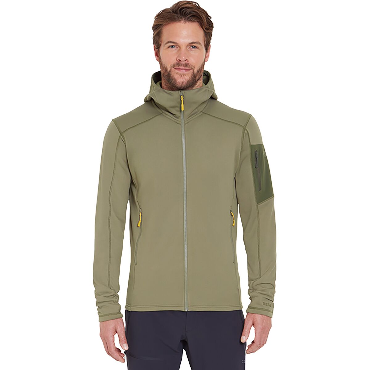 Rab Men's Modulus Hooded Jacket in Light Khaki - Size: Small