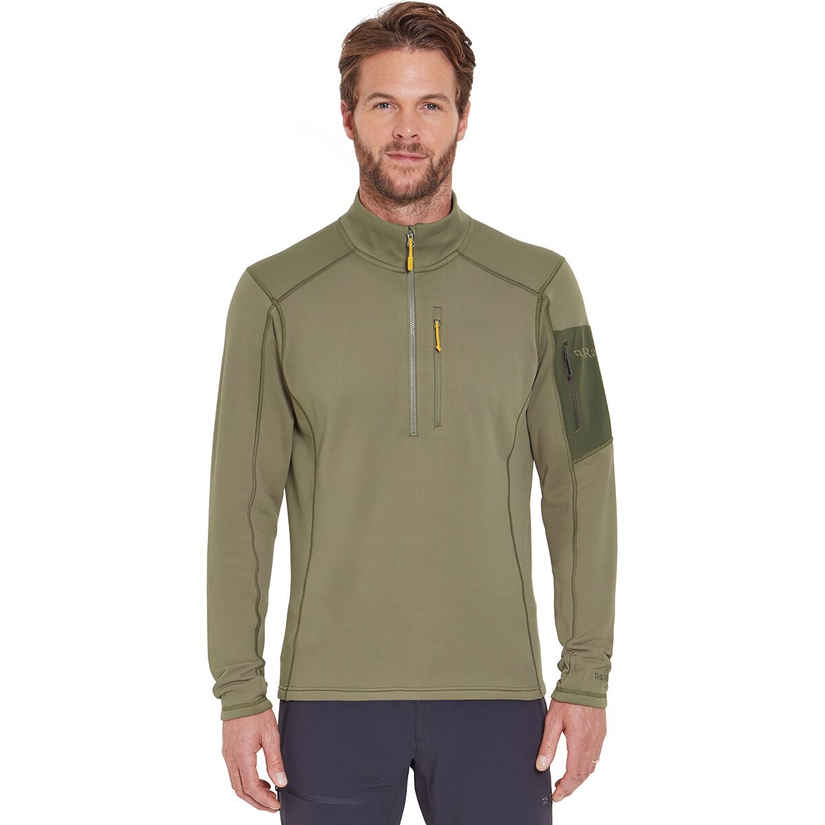 Rab Men's Modulus Pull On Jacket in Light Khaki - Size: XL