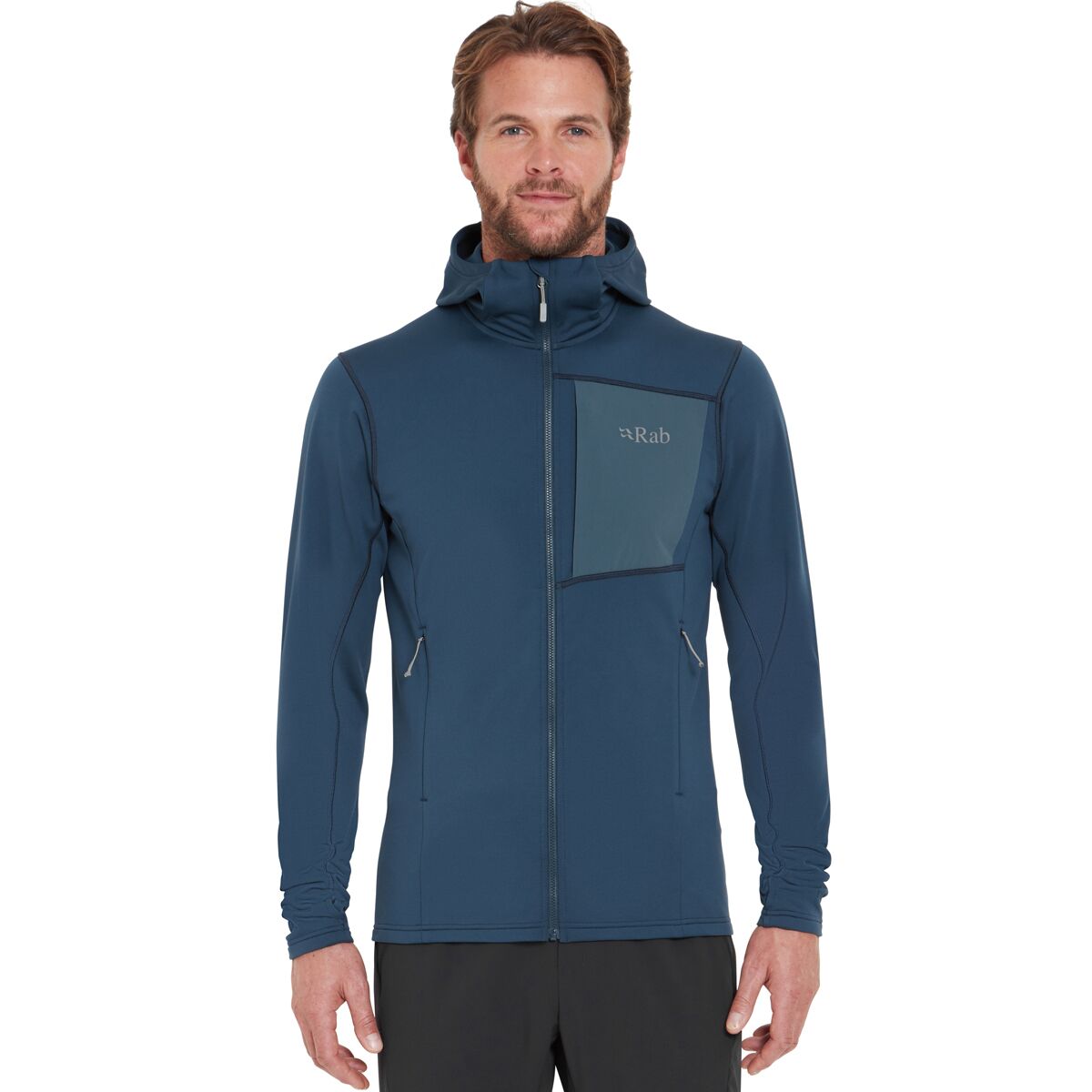 Rab Men's Superflux Hooded Jacket in Tempest Blue - Size: XXL