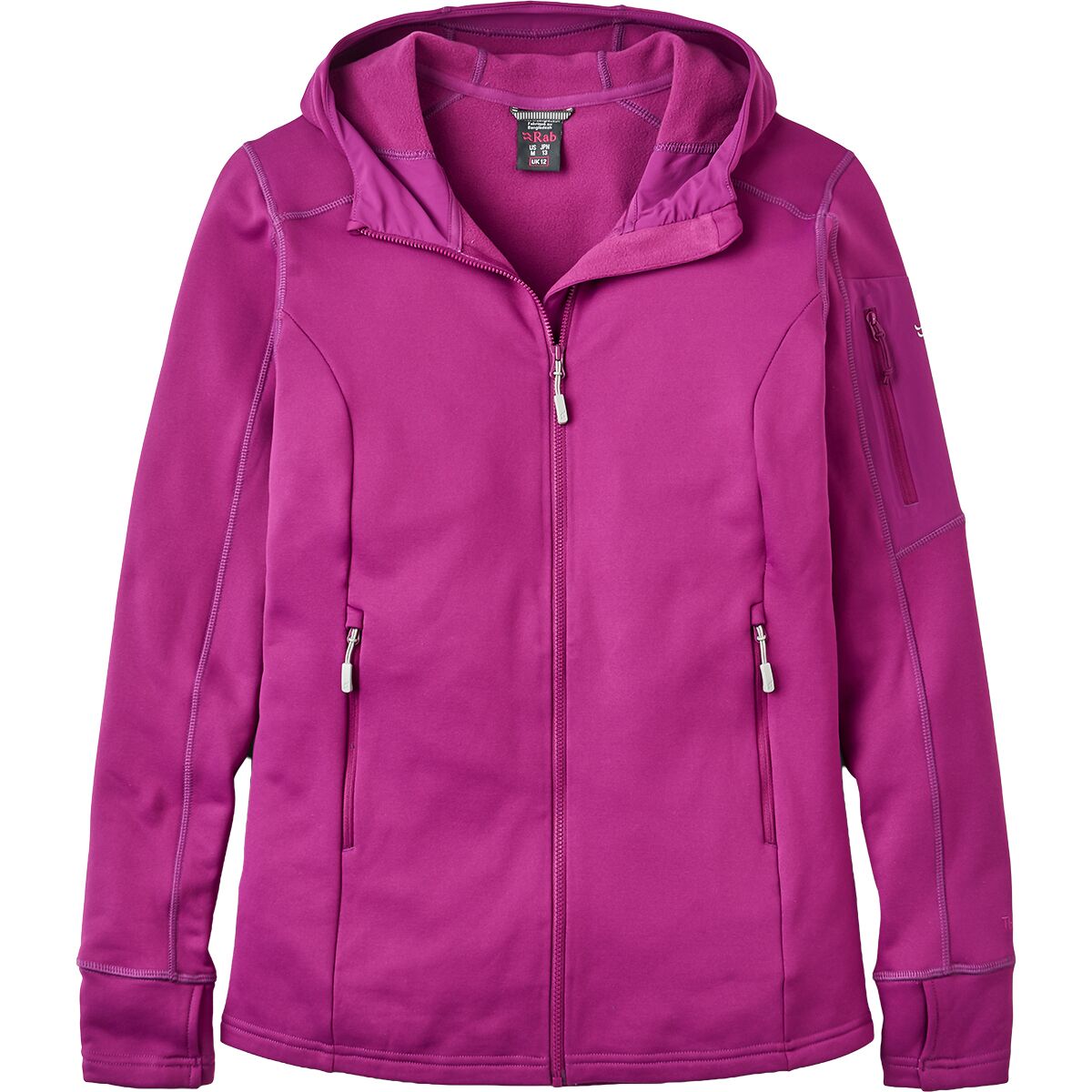 Rab Rab Women's Modulus Hooded Fleece Jacket in Plum - Size: Small - $104.00 at Steep and Cheap