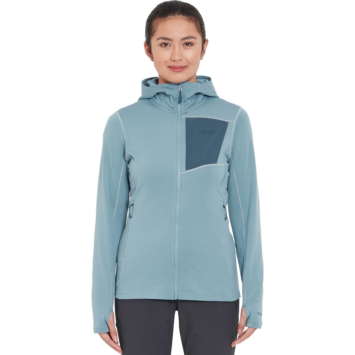 Rab Rab Women's Superflux Full-Zip Hooded Jacket in Citadel - Size: XL - $105.00 at Steep and Cheap