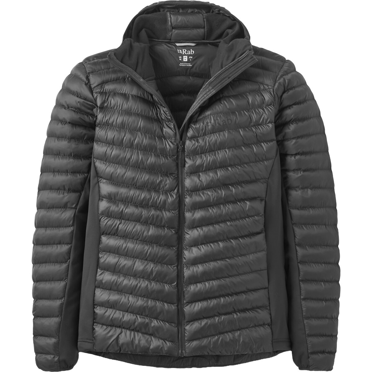Rab Men's Cirrus Flex Hooded Jacket in Black - Size: Large
