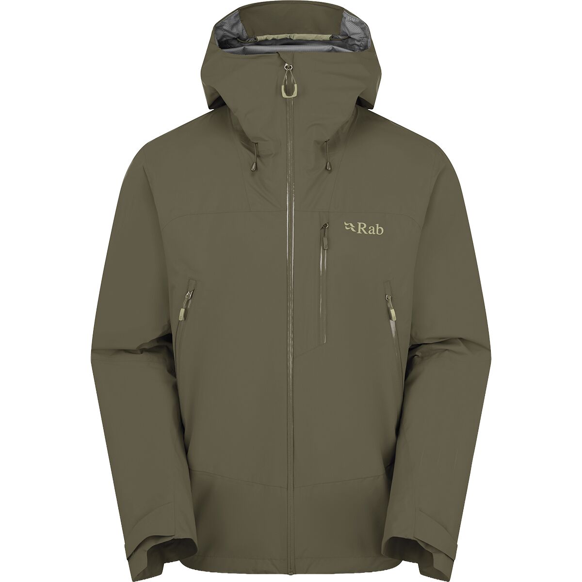 Rab Men's Downpour Mountain Jacket in Army - Size: Large