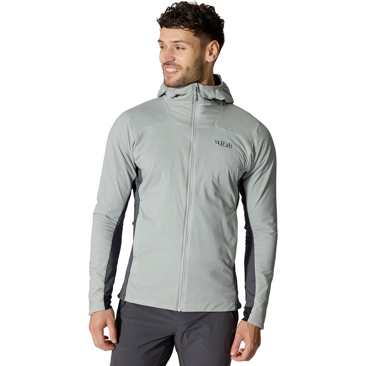Rab Men's Xenair Alpine Flex Jacket in Light Zinc - Size: Large