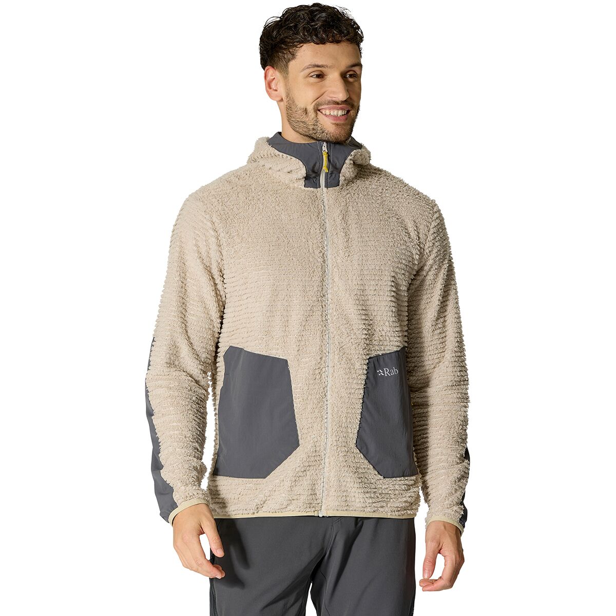 Rab Men's Buckstone Hoodie in Pebble - Size: Small