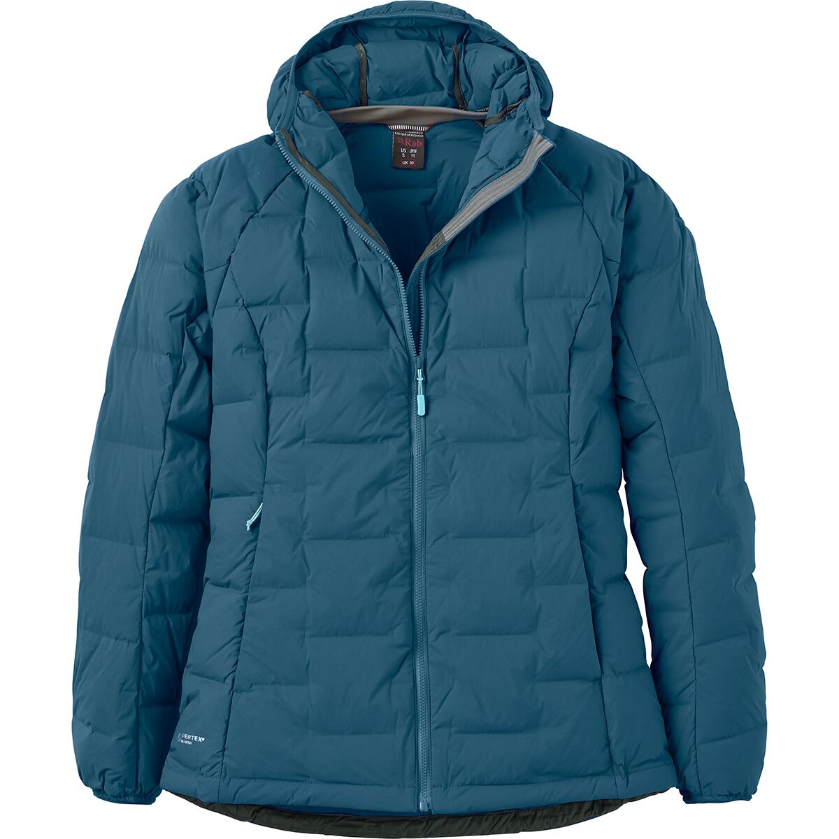 Rab Women's Cubit Stretch Down Jacket in Tempest Blue - Size: Medium