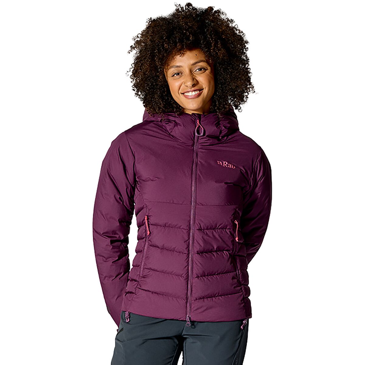 Rab Women's Infinity Windstopper Hoodie in Mulberry - Size: Large