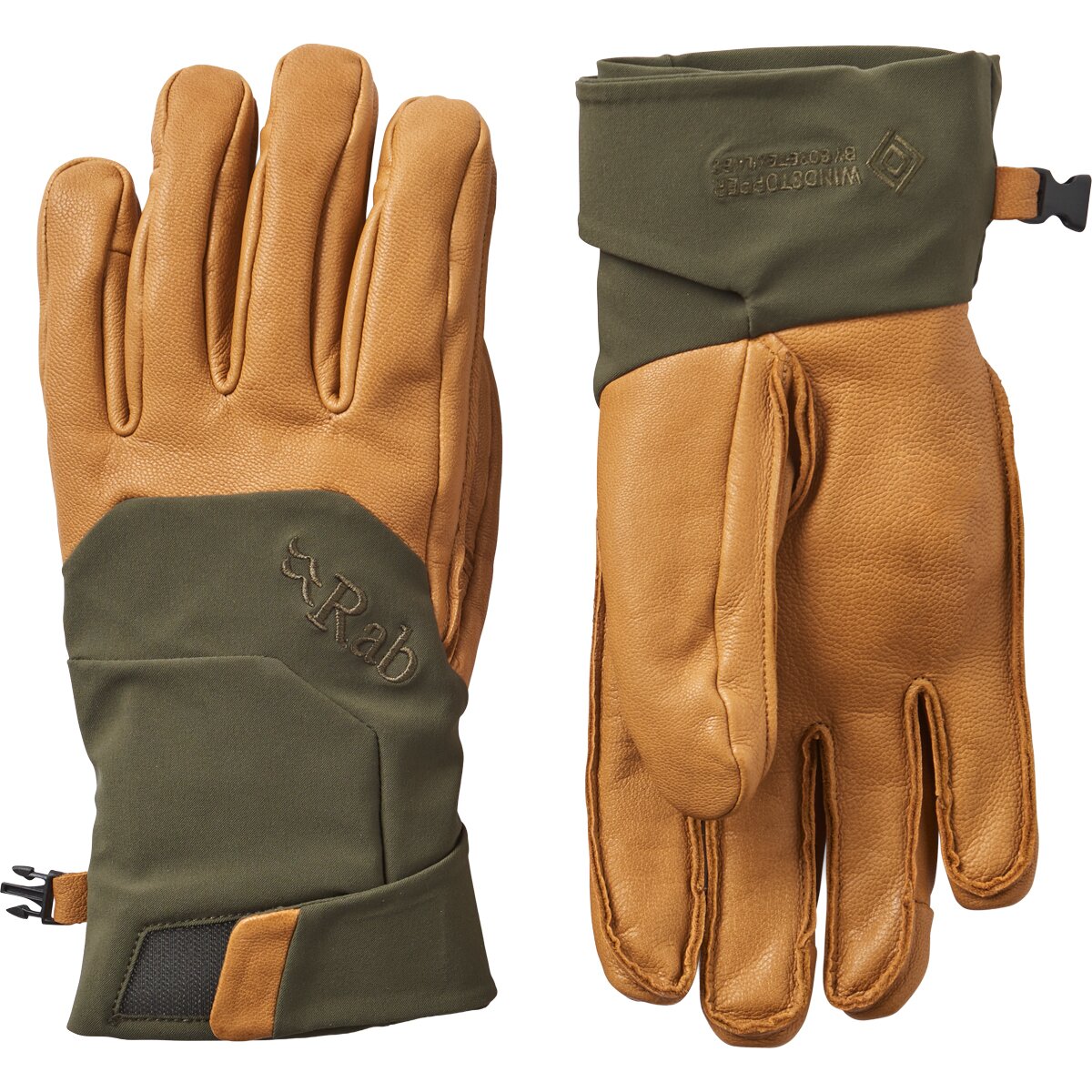 Rab Rab Khroma Tour Windstopper Glove in Army - Size: XS - $71.50 at Steep and Cheap
