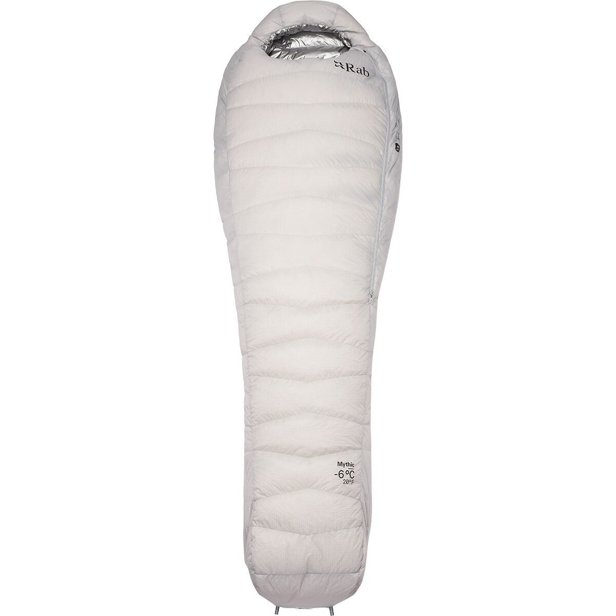 Rab Mythic Sleeping Bag: 20F Down in Dark Pewter - Size: Regular/Left Zip