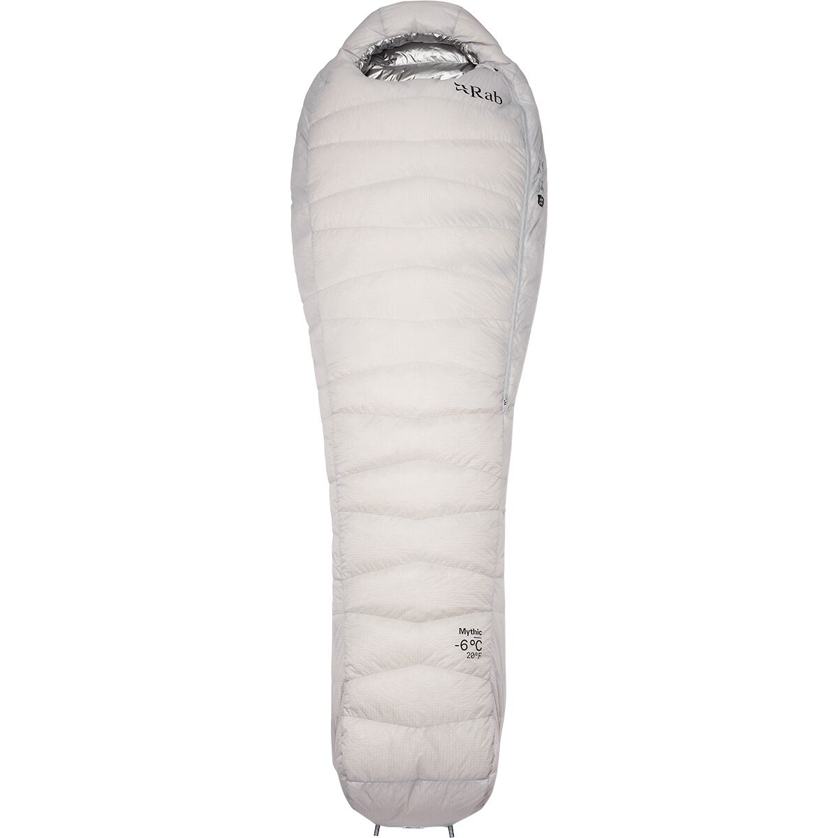 Rab Mythic Sleeping Bag: 20F Down in Dark Pewter - Size: Regular/Left Zip