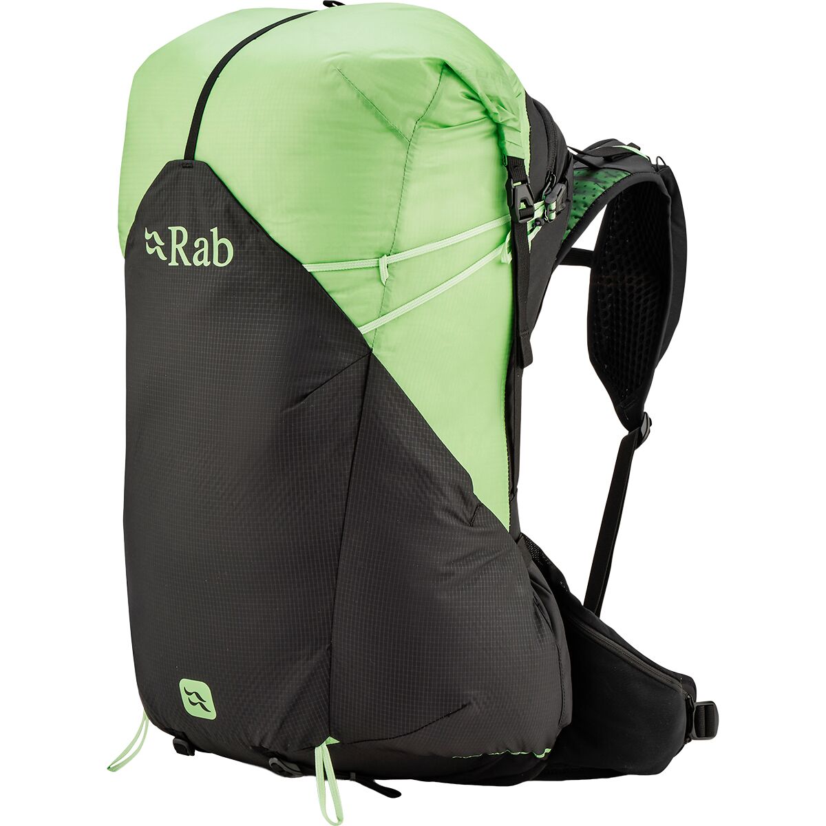 Rab Syclon XP 38L ND Backpack in Black / Dark Fig Green - Size: Small