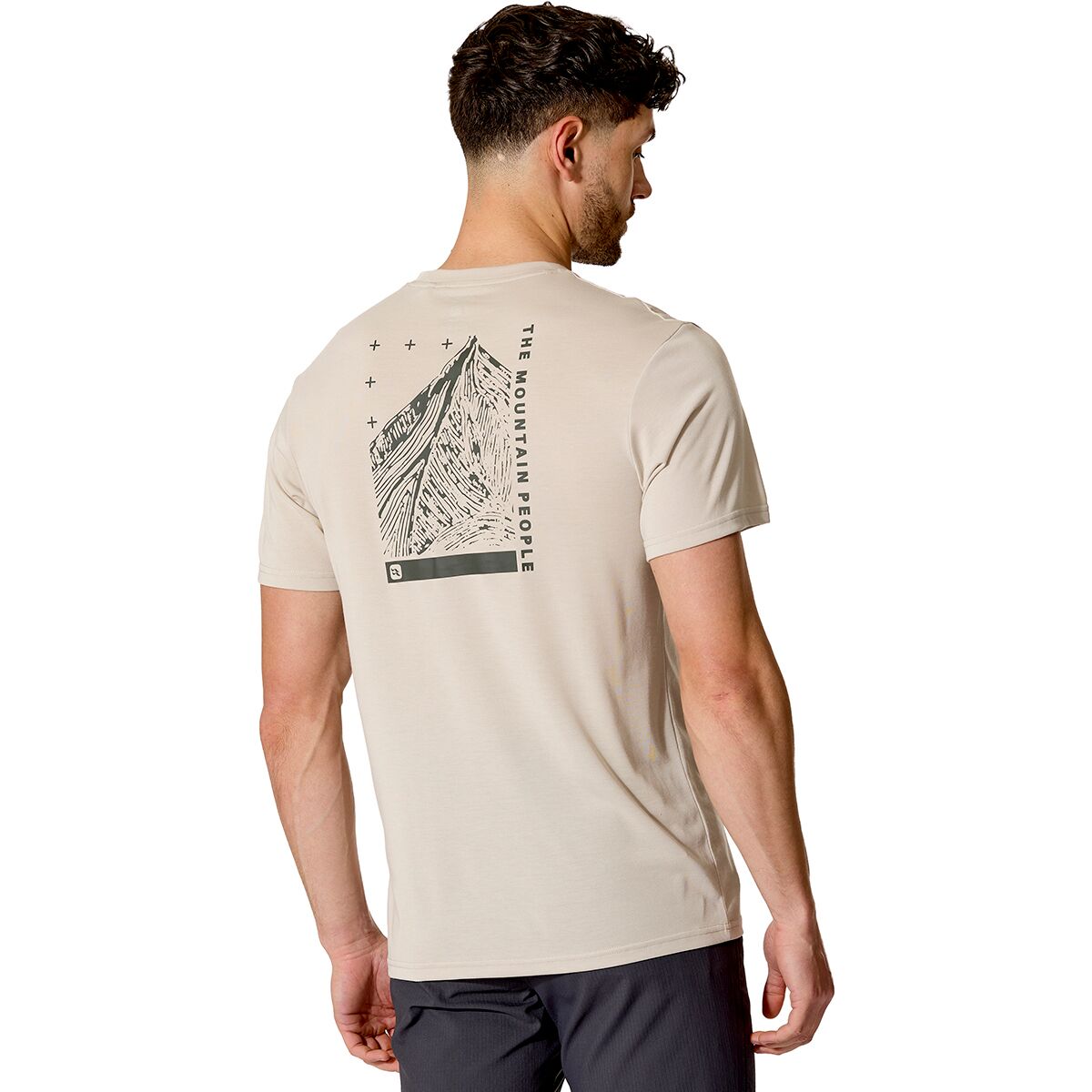 Rab Rab Men's Crimp Esker T-Shirt in Pebble - Size: Large - $25.00 at SteepandCheap.com