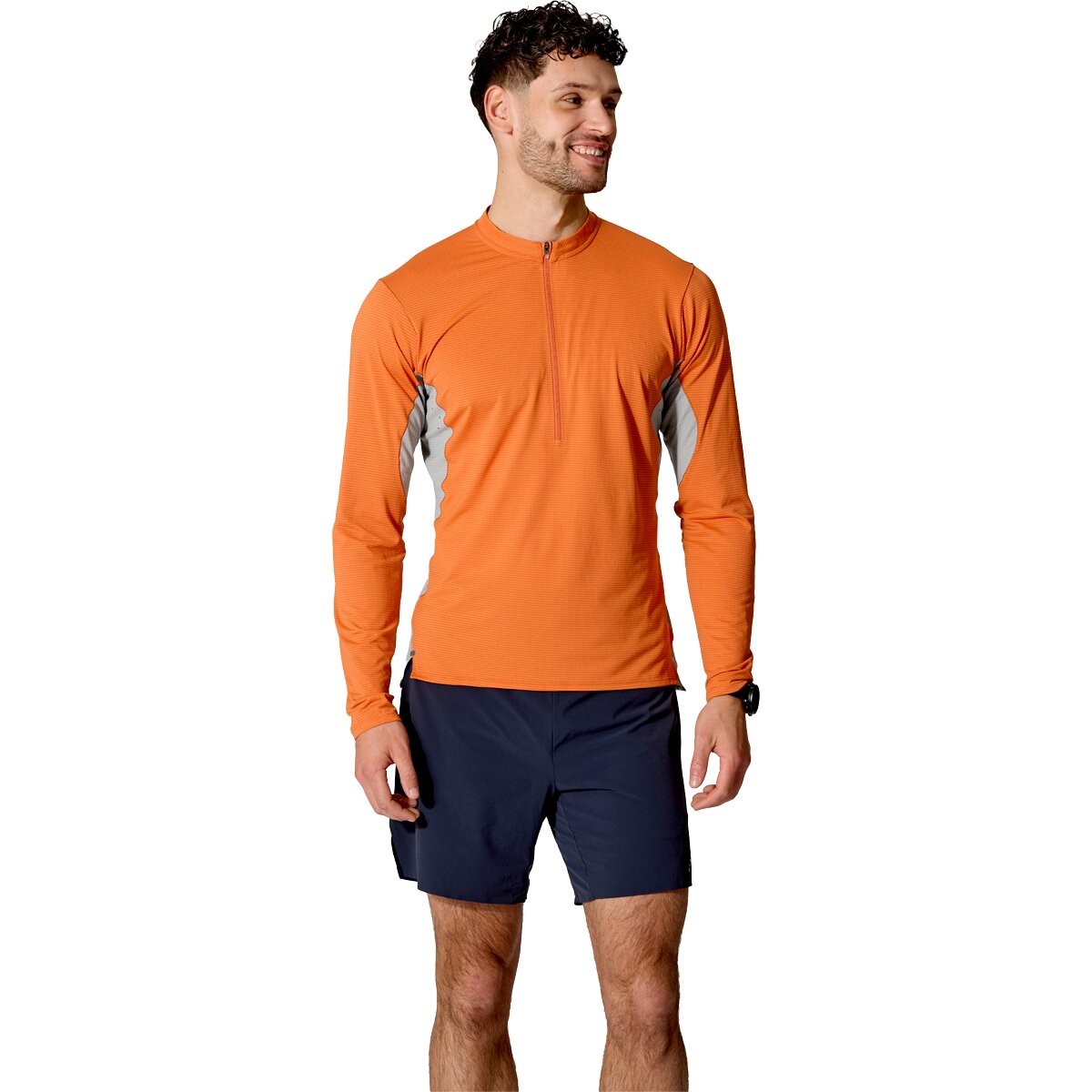 Rab Rab Men's Sonic Ultra Zip Top in Dark Melba / Light Zinc - Size: XL - $52.00 at Steep and Cheap