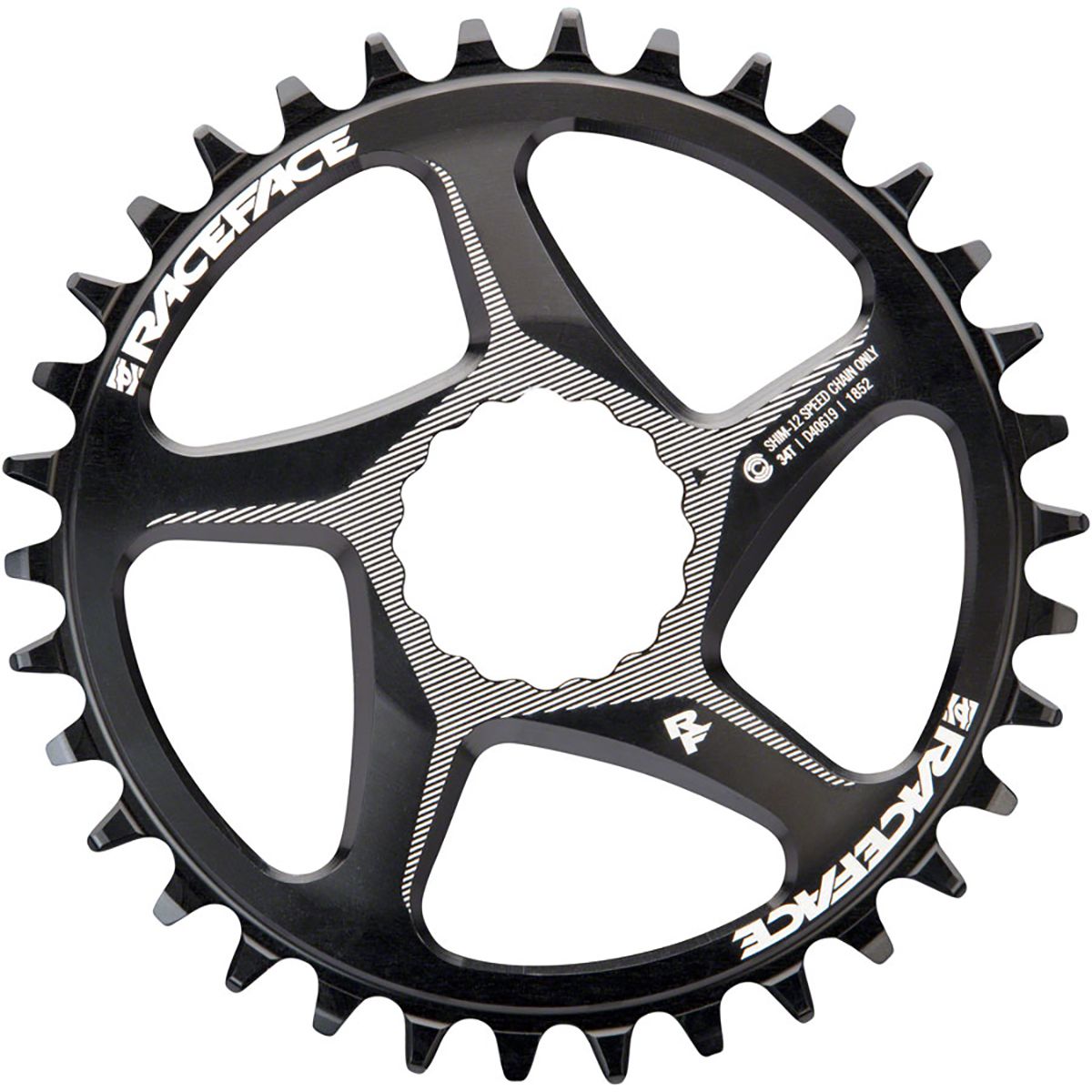 Race Face Narrow Wide Cinch Chainring for Shimano 12-Speed in Black - Size: 32t