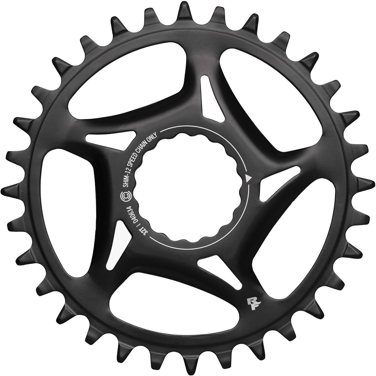 Race Face Cinch Shimano Steel Chainring in Black - Size: 30t/12-Speed