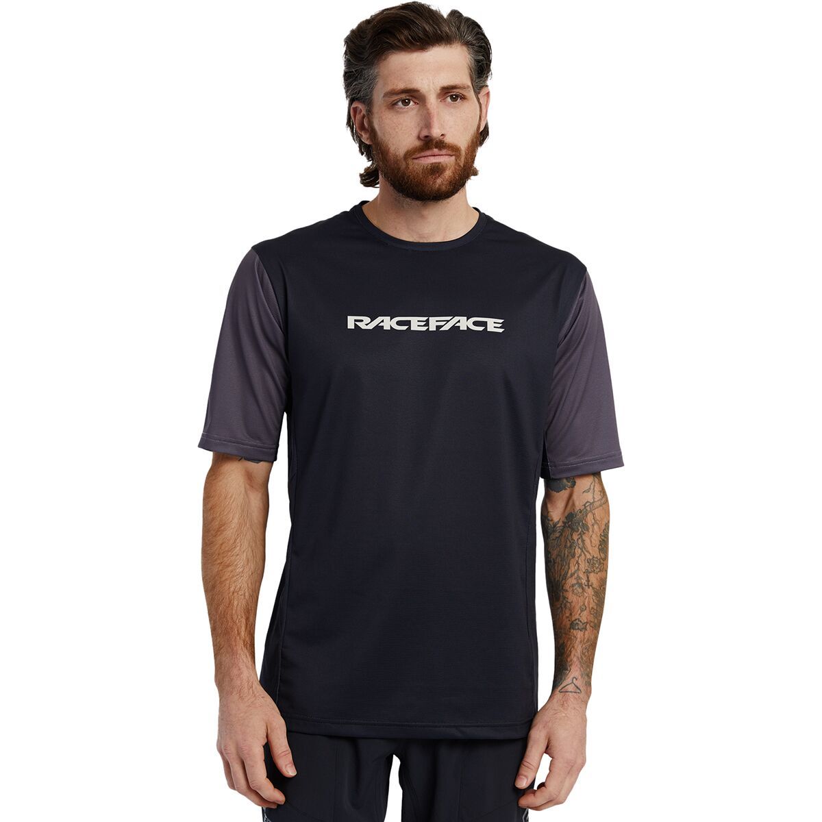Race Face Men's Indy Short-Sleeve Jersey in Coral - Size: Small