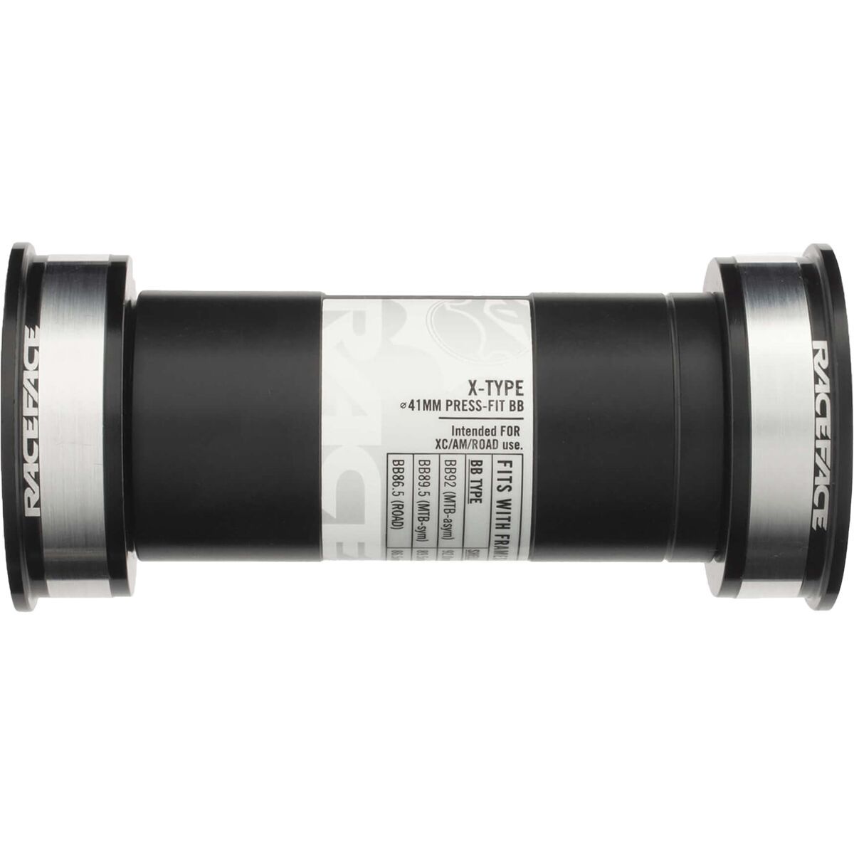Race Face EXI BB107 Bottom Bracket in Double Row Bearing - Size: 41mm ID x 107mm Shell x 24mm Spindle