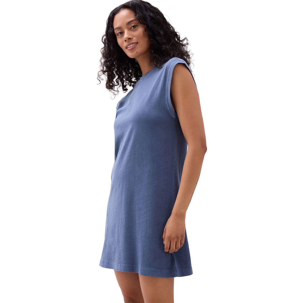 Richer Poorer Women's Relaxed Muscle Dress in Vintage Indigo - Size: XS