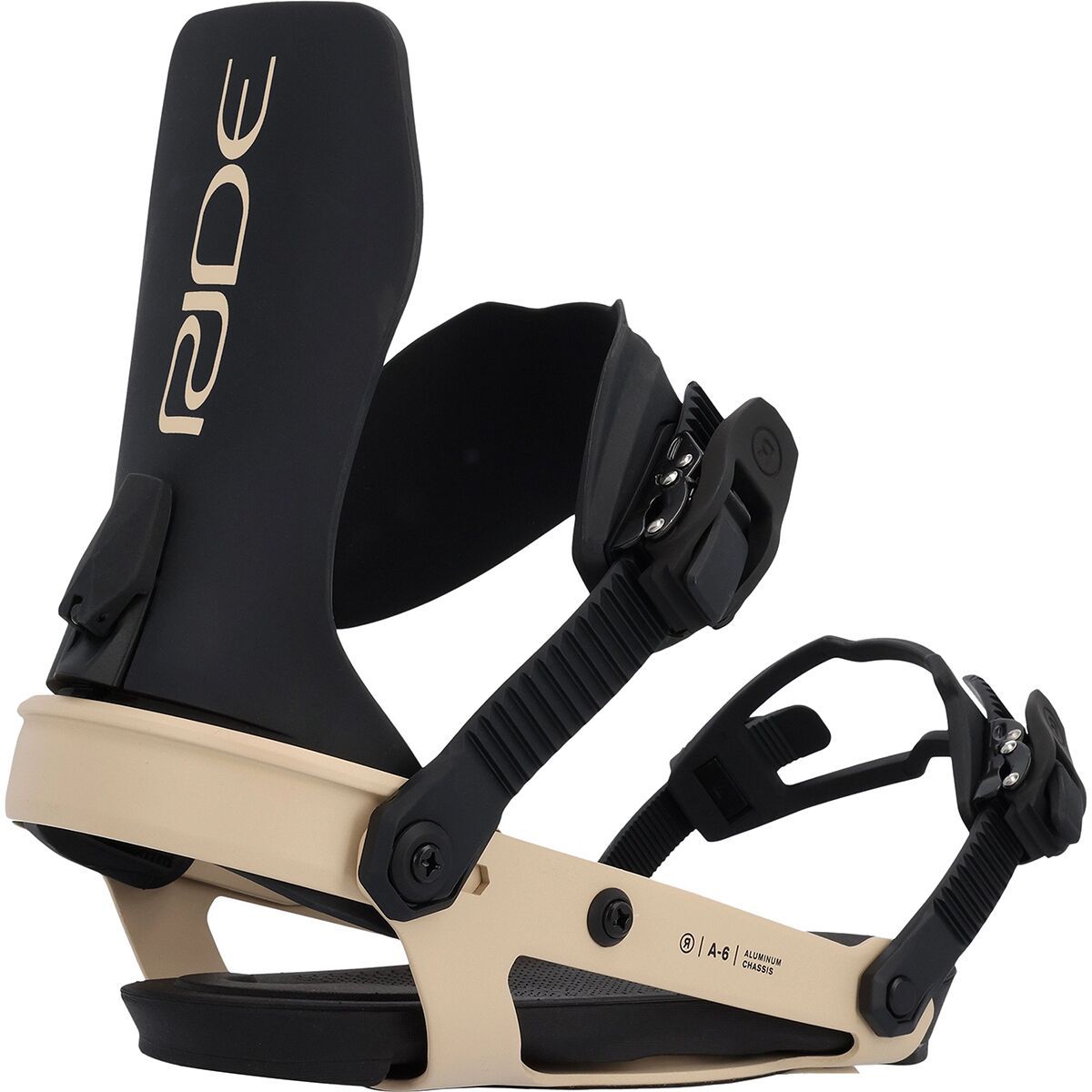 Ride A-6 Snowboard Binding - 2023 in Tan - Size: Large