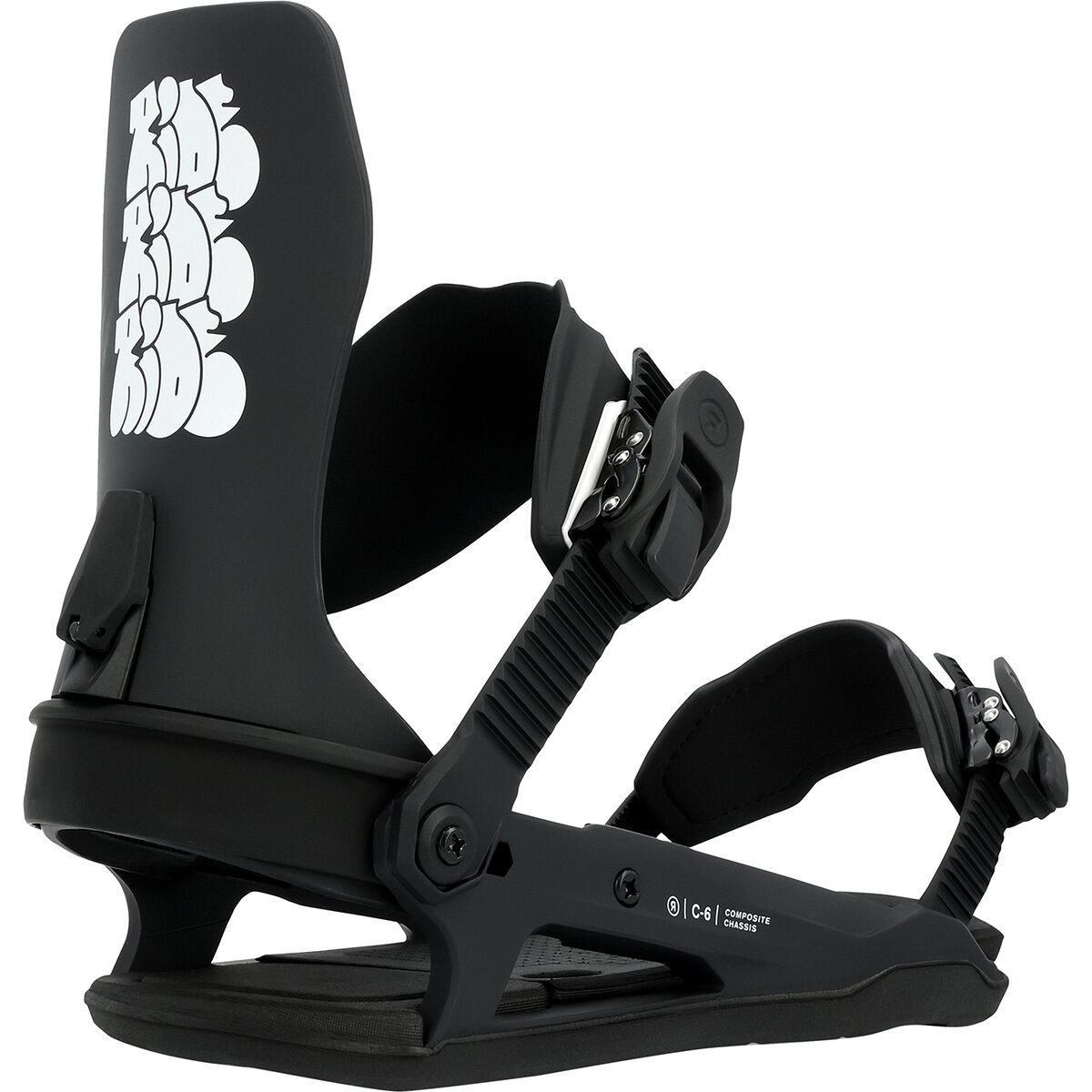 Ride C-6 Snowboard Binding - 2024 in White - Size: Large