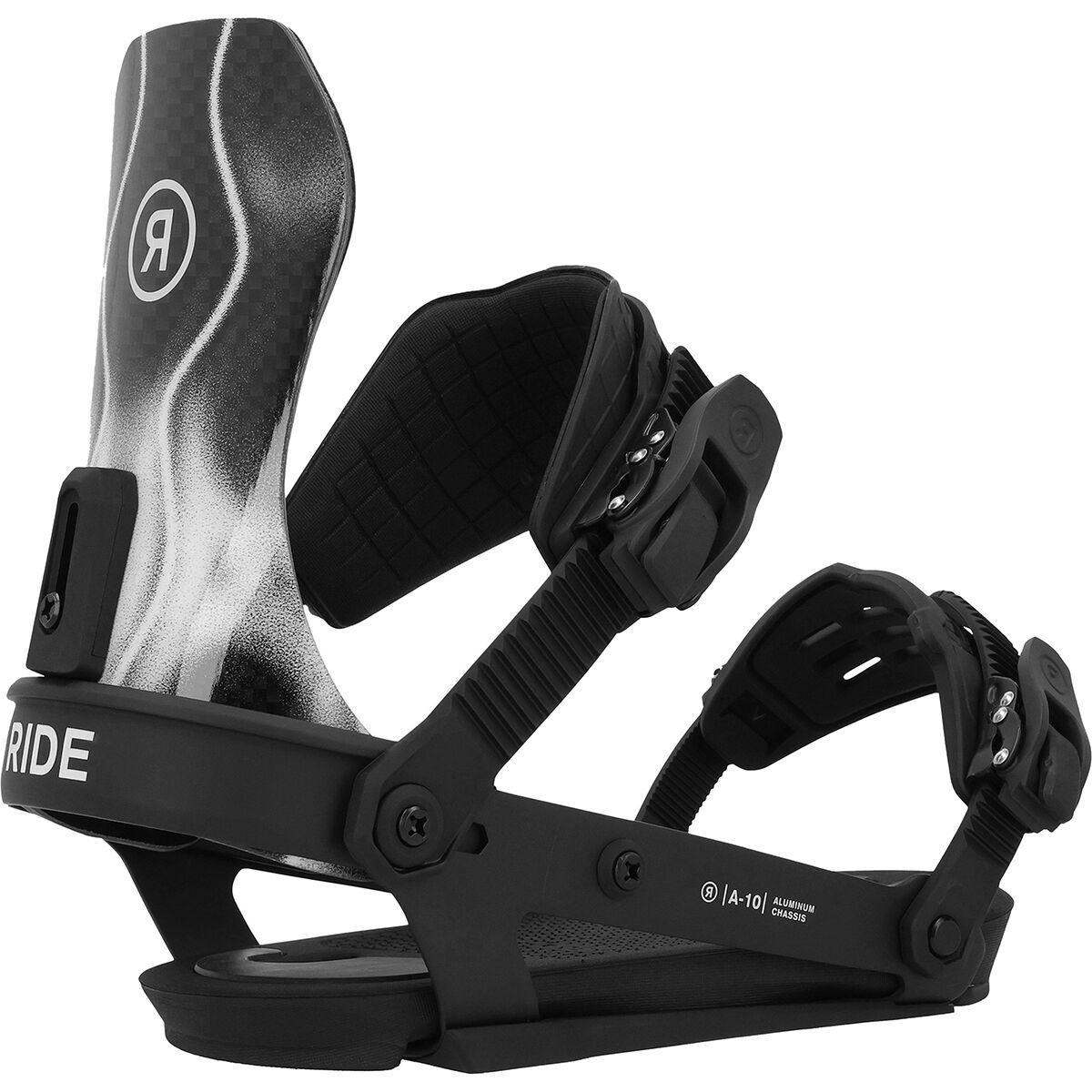 Ride A-10 Snowboard Binding - 2025 in Black - Size: Medium