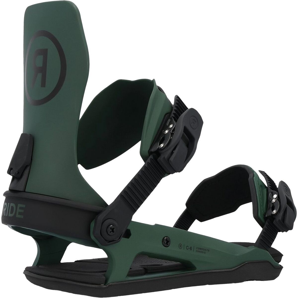 Ride C-6 Snowboard Binding - 2025 in Cloud - Size: Medium