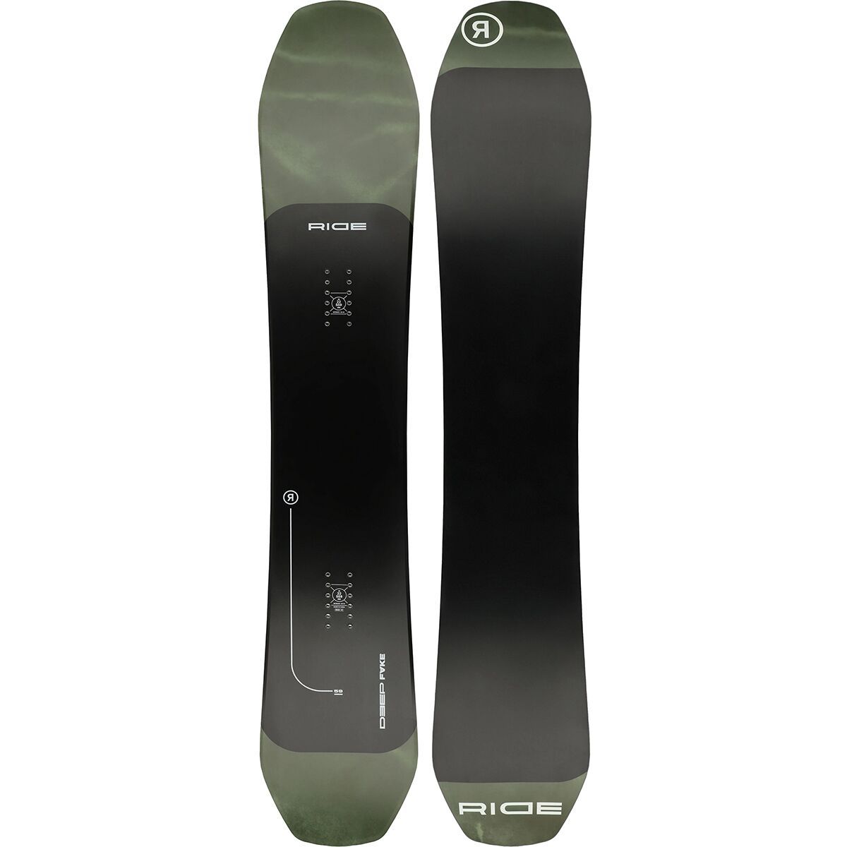 Ride Deep Fake Snowboard - 2025 - Size: 162cm