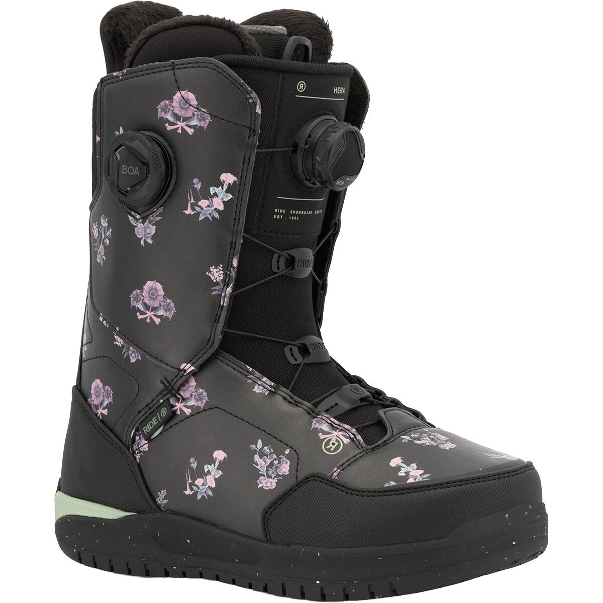 Ride Ride Women's Hera Snowboard Boot - 2026 in Floral - Size: 6.5 - $265.96 at Steep and Cheap