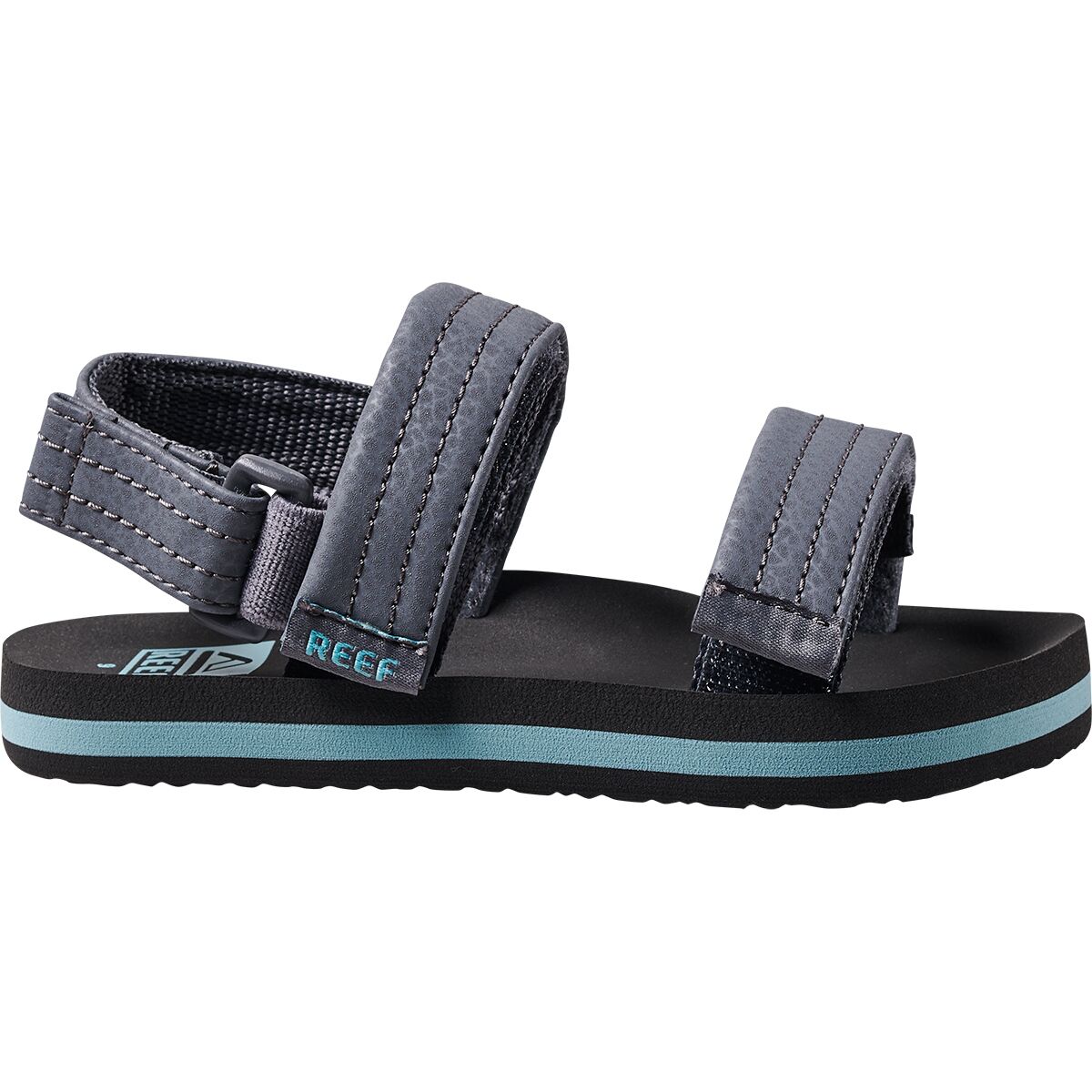 Reef Lil Ahi Convertible Sandal - Toddler Boys' in Grey / Aquifer - Size: 6