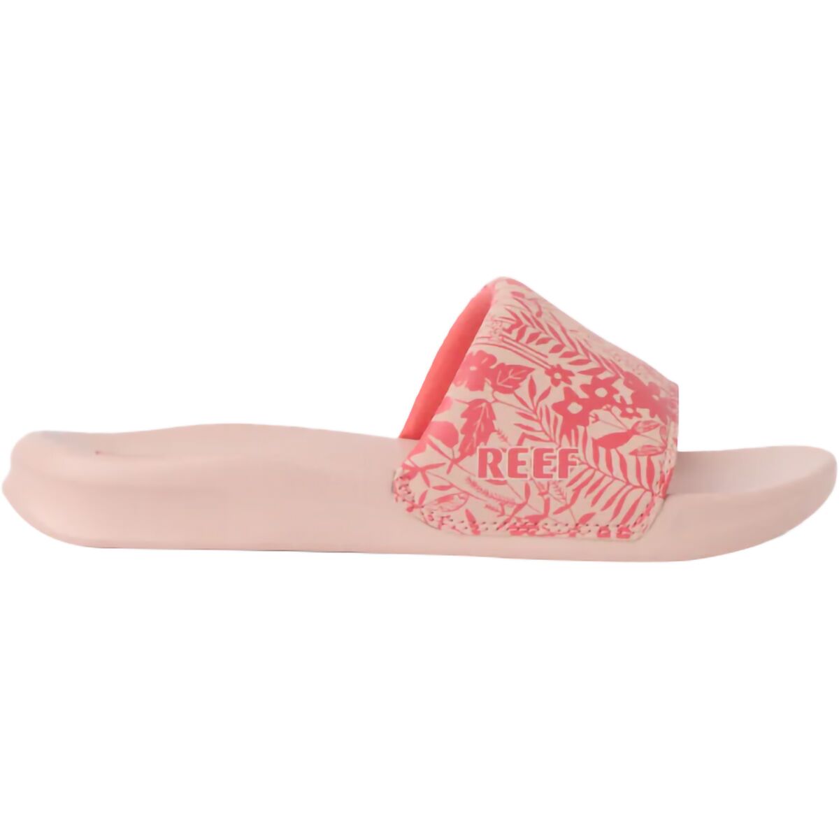 Reef Girl's One Slide Sandal in Flower Field - Size: 5